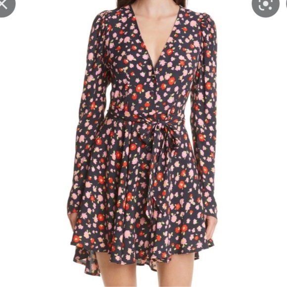 ROTATE Birger Christensen emma floral mini Dress - Picture 7 of 7